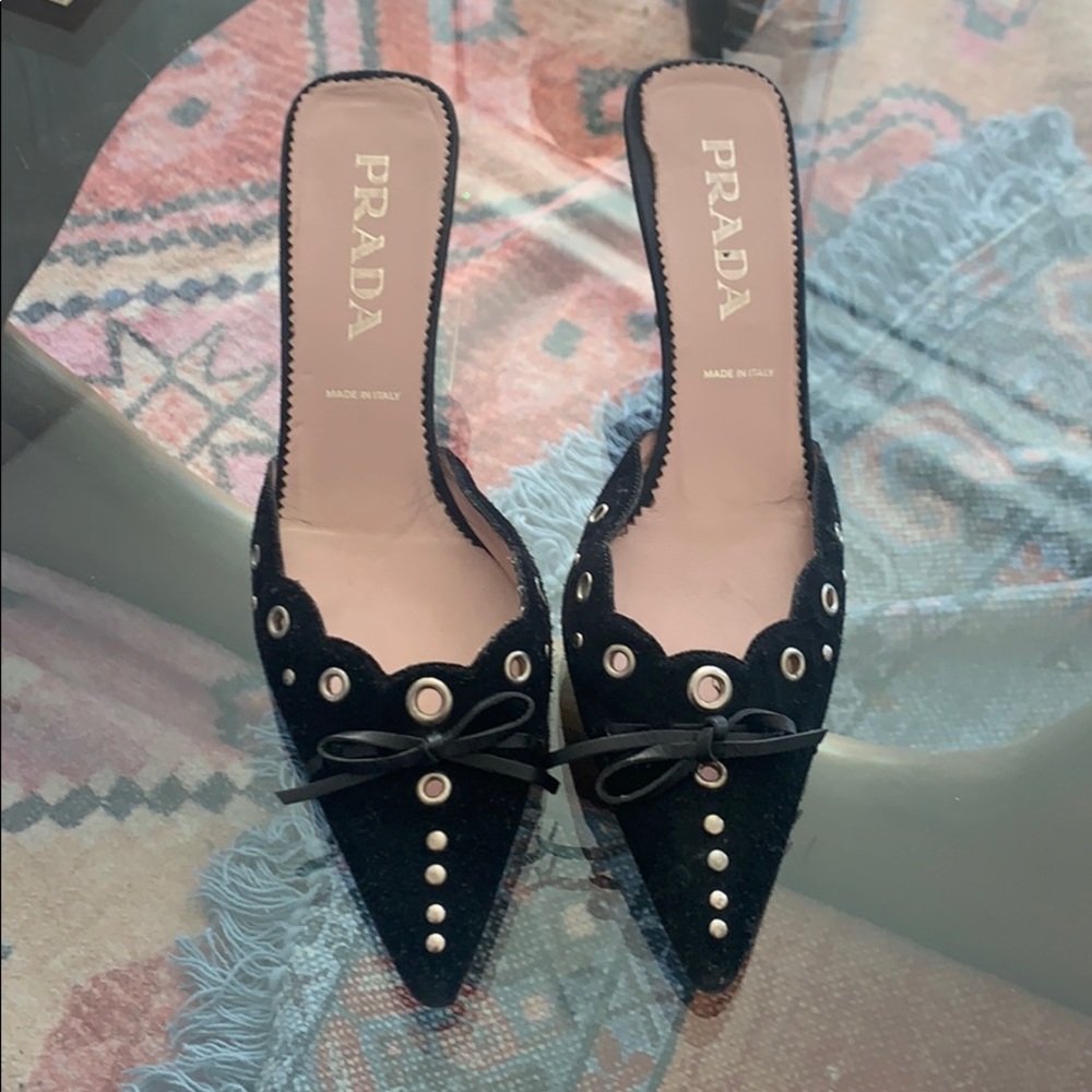 Vintage Prada kitten heels